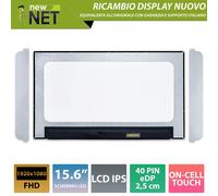 Display 15.6 compatibile con Dell Precision 3590 [40 pin 1920x1080 Touch]