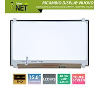 Display 15.6 touch compatibile con NV156FHM-T00 V8.1 40pin 1920x1080