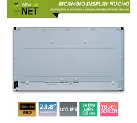 Display 23.8 compatibile con HP AiO 24-dp100la [30 pin 1920x1080 Touchscreen]