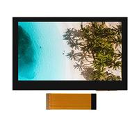 Display 4.3 pollici DSI LCD per Raspberry Pi 4B/3B+/3A+/3B/2B/B+/A+, Schermo Tattile Sottile e Leggero con Risoluzione 800×480 Display IPS Supporto 5 Punti di Contatto Capacitivo