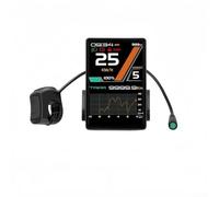 Display a colori compatibile per motori Bafang 865C CAN, tra cui M510, M560, M820, M620, che mostra statistiche in tempo reale come velocità e distanza della batteria