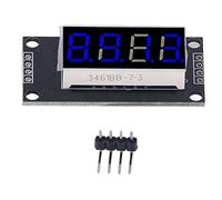 Display a LED a Tubo a 4 Cifre Modulo Display a 7 Segmenti TM1637 Display con Orologio a Tubo Chip Drive Modulo LED Display Blu da 0,36 Pollici