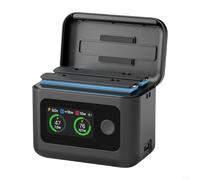 Display a LED intelligente Hub di ricarica rapida 27 W Custodia di ricarica bidirezionale con indicatore del livello della batteria per Insta X5 Batteria della fotocamera Banca di potere portatile