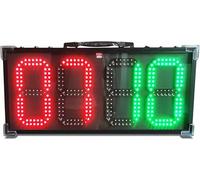 Display a LED per partite di calcio, alimentato a batteria ricaricabile, attrezzatura per arbitro sportivo per una partita accurata