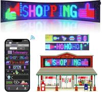 Display a LED programmabile, insegna luminosa a LED con controllo app, tabellone segnapunti LED USB 5V flessibile IP65, insegna luminosa personalizzata, fai da te