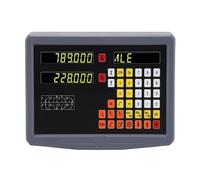 Display a lettura digitale a 2 assi 5um DRO Set completo 2 pezzi a reticolo lineare 0,005 mm Righello a lettura digitale for fresatrice(Only the SDS2MS DRO)