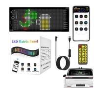 Display A Matrice LED - Display Di Testo In Movimento Programmabile, Bacheca Di Grandi Dimensioni 7 X 3 Pollici, Officina Di Riparazione Auto, Bar, Hotel, Cartellone Pubblicitario, Displayy Di Testo