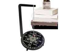 Display a pendolo in legno - Pendulum Decorative Displative Stand | Supporto a pendolo in legno | Porta del pendolo per sala di meditazione | Porta della collana multiuso per sala yoga, tarocchi, cris