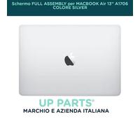 Display A1706 Macbook PRO 13" schermo completo APPLE ORIGINALE OEM - Silver/Gray