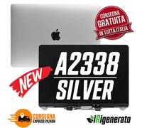 Display A2338 M1 2020 Macbook PRO 13.3 schermo APPLE ORIGINALE OEM - Silver/Gray