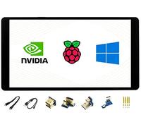 Display AMOLED HDMI da 5,5 pollici con risoluzione 1080 x 1920 touch screen capacitivo con copertura in vetro temperato durezza 6H per Raspberry Pi 4B/3B+/3B/2B/Zero/Zero W e Jetson Nano, PC, Multi Systems