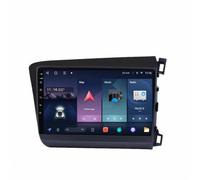 Display Android Auto per Honda Civic 2012-2015 con Wireless Carplay e Android Auto, Radio Fm Rds/Tipo C, Mirror Link, Fm Radio, Telecamera di Backup, 4 Nucleo 1G+16G