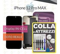 DISPLAY APPLE IPHONE 12 PRO MAX HL INCELL SCHERMO LCD VETRO +COLLAeKIT