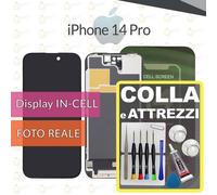 DISPLAY APPLE IPHONE 14 PRO HL INCELL SCHERMO LCD VETRO TOUCH SCREEN +COLLAeKIT