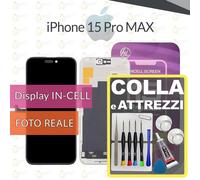 DISPLAY APPLE IPHONE 15 PRO MAX HL INCELL SCHERMO LCD VETRO +COLLAeKIT