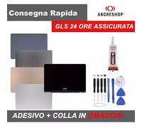 DISPLAY APPLE Macbook 2022 M2 AIR 13.6 A2681 COVER BLU NERO SILVER ORO no logo