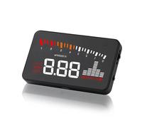 Display Automatico X5 Smart Car HUD Obd2 Head Up Display Indicatore Digitale Temperatura Del'acqua Tensione Allarme Proiezione Schermo Multifunzione