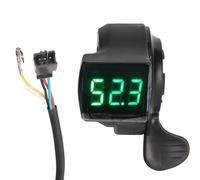 Display Batteria Bici Elettrica, 12v 24v 36v 48v 60v 72v Ebike Pollice Acceleratore Scooter Lcd Display Tensione Batteria Digitale Interruttore Cavo 1,8 M Voltmetro