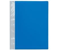 Display Book A4 20 Pocket Glass Clear Blue Blue