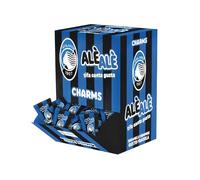 Display Bustina 30g Caramelle Charms Ale Ale Atalanta Gusto Fragola (60PZ incartati singolarmente) - Prodotto Uffiiciale Atalanta BC