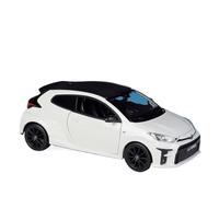 Display Cars 1/24 for Toyota GR Yaris Modello di auto in lega Fonde sotto pressione Veicoli in metallo Modello di auto adatto for la decorazione Collection or Gift(White)