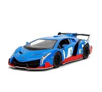 Display Cars 1:24 Per Veneno Supercar Lega Diecast Veicolo Miniatura Scala Modello Collezione Souvenir Collezione o Regalo