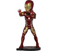 Display con action figure di Avengers 2 Age of Ultron Iron Man Extreme Head Knoc