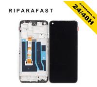 DISPLAY CON FRAME PER OPPO A96 4G CPH2333 VETRO SCHERMO LCDB PARI ORIGINALE