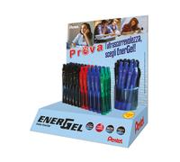 Display da banco Pentel Energel BL107 a scatto - 60 pezzi - colori assortiti 0100941