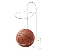 Display del supporto da basket, supporto a parete della palla, Mostra il portapalla da basket montato a palla, Organizzatore di attrezzature sportive in acciaio senza scaffale di stoccaggio fo