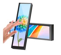 Display della temperatura del PC da 8,8 pollici con custodia, monitor touch screen con sensore PC, mini schermo IPS USB per Raspberry Pi, AIDA64 PC CPU RAM monitor dati, monitor della temperatura per