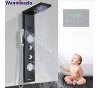 Display della temperatura rubinetto per doccia a LED bagno SPA massaggio getto doccia sistema a colonna pannello doccia a pioggia a cascata