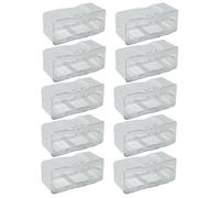 Display di auto al dipartimento, 1/64 Visualizzazione,1/64 Box - Set di veicoli giocattolo impilabile set di 10 con coperchio di polvere trasparente per matchbox, modello e auto alimentare