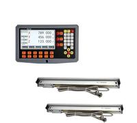 Display di lettura digitale Lettura digitale LCD multilingue a 3 assi AC220V/110V con scala lineare 2 pezzi 70-1020 mm TTL 5um/1um(0.005mm complete kit)