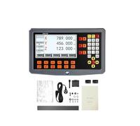 Display di lettura digitale SINO 3 Axis LCD DRO Digital Readout Kit with 3pcs or 2pcs DRO Linear Scale Grating Glass Ruler for Milling Lathe Tool SDS2-3VA(DRO-SDS2-3VA display)