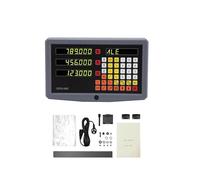 Display di lettura digitale SINO SDS2-3MS 3 Axis DRO kit Milling Lathe Grider Digital Readout Display with 3PCS 5um 1um Optical Ruler Linear Scale Encoder(DRO SDS2-3MS display)
