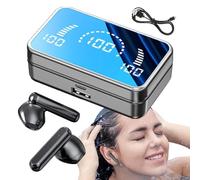 Display di potenza, cuffie wireless da palestra - Cuffie wireless con cancellazione del rumore - Cuffie intraurali wireless da 5,2" con suono ad alta fedeltà e custodia