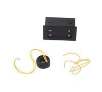 Display digitale a LED Voltmetro CA Amperometro Doppio contatore Tipo diviso ad alta precisione Installazione semplice per misurazioni elettriche 0,39 pollici Rosso Blu (Rosso Blu)