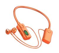 Display digitale auricolari wireless - Auricolare sportivo, cuffie per collo portatile | Dispositivo audio in-ear in silicone per guida, ciclismo, corsa, camminata