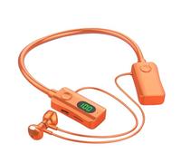 Display Digitale Auricolari Wireless, Cuffie Al Collo Portatile, Auricolari Sportivi Con Cinturino A Collo In Silicone, Display Della Batteria A LED, Pulsanti Di Controllo In Linea, 48 Cm, P