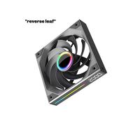 Display Digitale da 120 mm, Silenzioso, Senza Fili, Ventola per Case, CPU, Scheda Madre, Sincronizzazione Luce ARGB, 4 Pin PWM Invertito