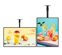 Display digitale da appendere per interni ultra sottile con Wi-Fi, telecomando, LED 2K, schermo diviso intelligente, 1 GB di RAM, 32 GB di memoria, supporta Wi-Fi/HDMI/USB/RJ45, 43 pollici, confezione