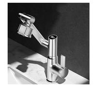 Display digitale della temperatura Rubinetto del bacino 4 modalità 360 Rotazione del flusso Spruzzatore Acqua calda fredda Miscelatore lavello Rubinetto for bagno(Chrome)