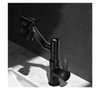 Display digitale della temperatura Rubinetto del bacino 4 modalità 360 Rotazione del flusso Spruzzatore Acqua calda fredda Miscelatore lavello Rubinetto for bagno(Black)