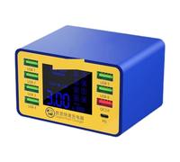 Display digitale indipendente con ricarica multiporta Supporto USB for ricarica rapida PD Ricarica simultanea a 8 porte, universale, Professionale, set di strumenti