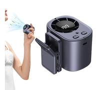 Display digitale intelligente in reale: lo schermo LED ad alta chiarezza mostra il livello della batteria e la velocità del flusso d'aria a colpo d'occhio aiutando gli utenti a monitorare il