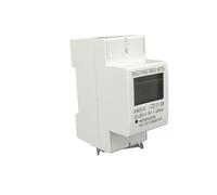 Display digitale LCD monofase a due fili su guida Din 80A Consumo energetico Contatore elettrico di energia kWh CA 220 V 230 V 50 Hz/60 Hz(With backlight)