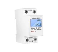 Display digitale LCD su guida Din Reset monofase Contatore di energia zero kWh Consumo energetico Contatore elettrico di energia Wattmetro 220 V 80 A