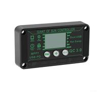 Display digitale per regolatore di carica solare con tecnologia MPPT, design impermeabile per prestazioni affidabili in condizioni esterne (10A)