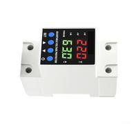 Display digitale protezione automatica di tensione, 63A sopra sotto tensione e limitatore di corrente, regolatore auto-ripristinante regolabile per sistemi di sicurezza elettrica (PN2-VA5-63A)